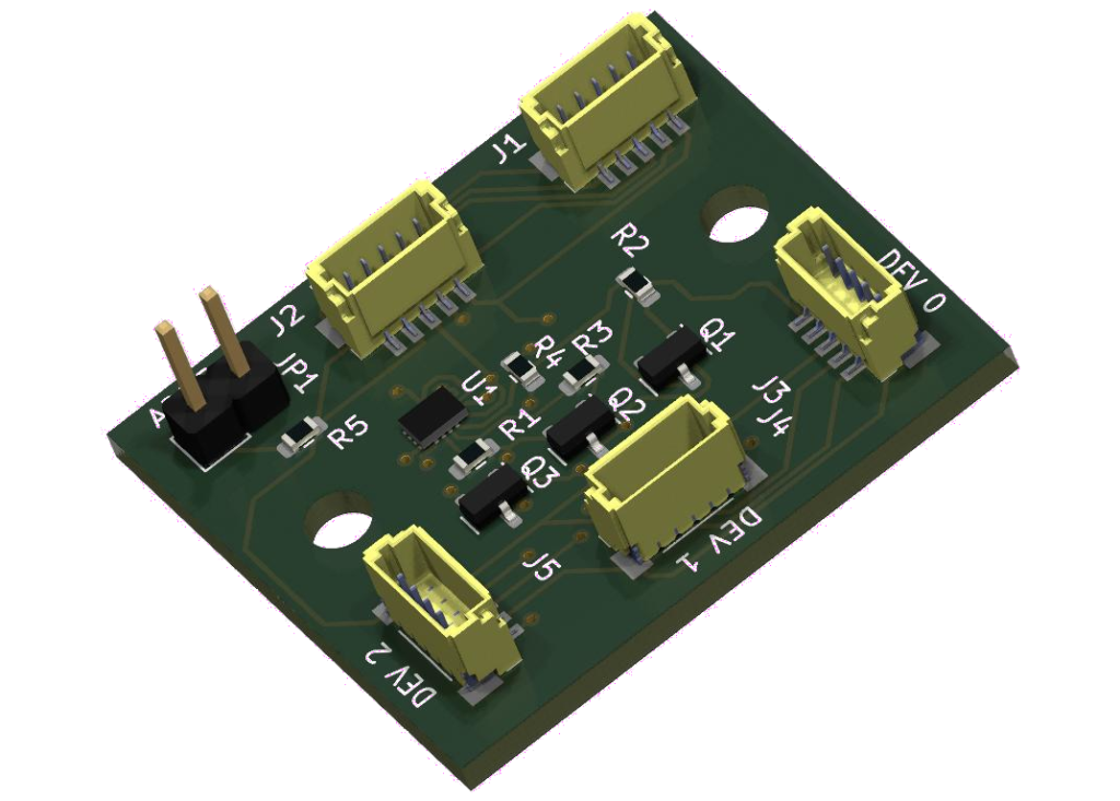 I/O Module Expansion Board ISO view.